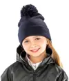 Berretto con pompon junior Result Winter Essentials
