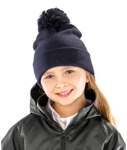 Berretto con pompon junior Result Winter Essentials