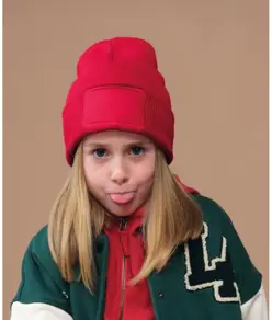 Berretto con toppa per bambini original Beechfield