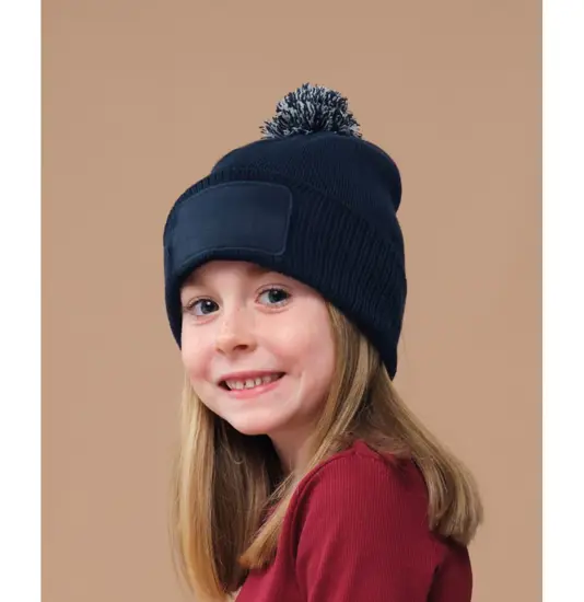 Berretto con toppa Snowstar per bambini Beechfield