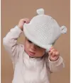 Berretto da neonato orsetto in cotone biologico Beechfield