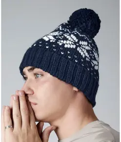Berretto Snowstar® con motivo Fair Isle Beechfield