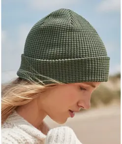 Berretto waffle in cotone biologico Beechfield
