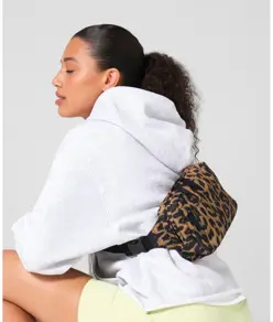 Borsa a tracolla con stampa leopardata Bagbase