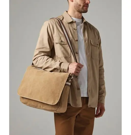 Borsa a tracolla in tela vintage Quadra