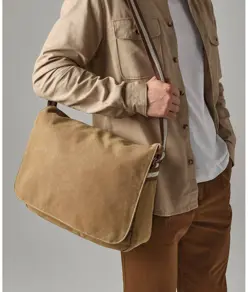 Borsa a tracolla in tela vintage Quadra