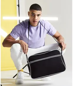 Borsa a tracolla retro Bagbase