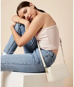 Borsa a tracolla strutturata Boutique Bagbase