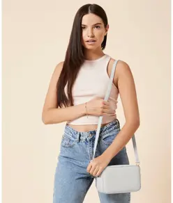 Borsa a tracolla strutturata Boutique Bagbase