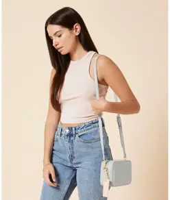 Borsa a tracolla strutturata Boutique Bagbase