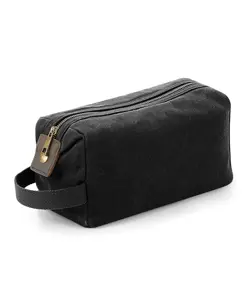 Borsa da toilette Heritage in tela cerata Quadra