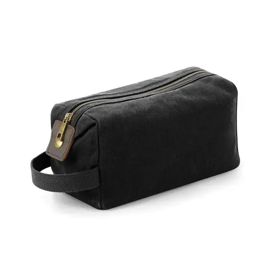 Borsa da toilette Heritage in tela cerata Quadra