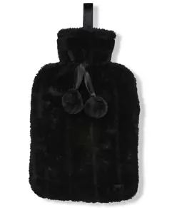 Borsa dell'acqua calda classica di lusso con rivestimento in finta pelliccia Ribbon
