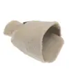 Borsa dell'acqua calda per piedi di lusso con rivestimento in morbida pelliccia sintetica Ribbon
