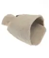 Borsa dell'acqua calda per piedi di lusso con rivestimento in morbida pelliccia sintetica Ribbon
