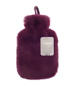 Borsa dell'acqua calda super luxury con rivestimento in finta pelliccia Ribbon