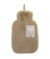Borsa dell'acqua calda super luxury con rivestimento in finta pelliccia Ribbon