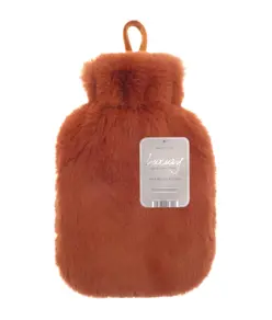 Borsa dell'acqua calda super luxury con rivestimento in finta pelliccia Ribbon