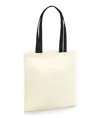 Borsa ecologica per la spesa in cotone organico EarthAware® - manici a contrasto Westford Mill
