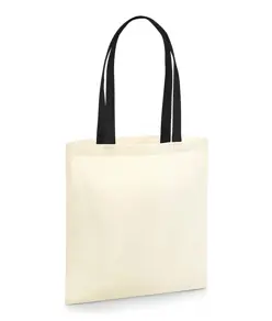 Borsa ecologica per la spesa in cotone organico EarthAware® - manici a contrasto Westford Mill