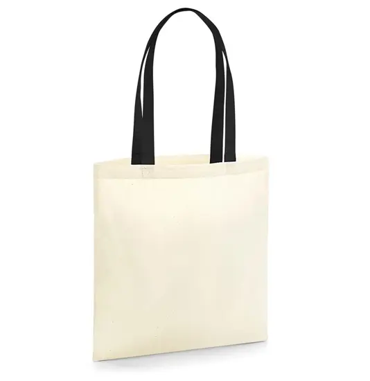 Borsa ecologica per la spesa in cotone organico EarthAware® - manici a contrasto Westford Mill
