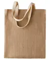 Borsa in 100% iuta naturale tinto in filo KiMood