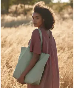 Borsa maxi riutilizzabile in cotone biologico InCo. Westford Mill