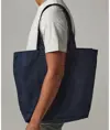 Borsa maxi tote in cotone premium Westford Mill