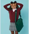 Borsa per libri junior con tracolla Quadra
