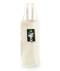 Borsa porta bottiglia in cotone Fairtrade Westford Mill