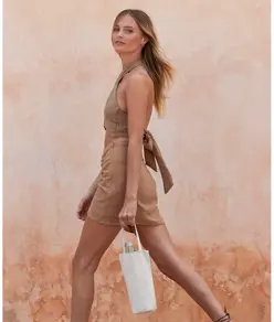 Borsa porta bottiglia in cotone Fairtrade Westford Mill