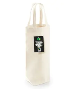Borsa porta bottiglia in cotone Fairtrade Westford Mill