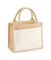 Borsa regalo in iuta con tasca in cotone Westford Mill