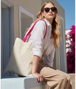 Borsa riutilizzabile con manici a contrasto Westford Mill
