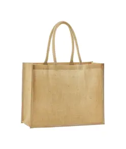 Borsa shopper classica in iuta naturale inamidata Westford Mill