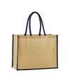 Borsa shopper classica in iuta naturale inamidata Westford Mill
