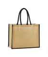 Borsa shopper classica in iuta naturale inamidata Westford Mill
