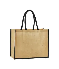 Borsa shopper classica in iuta naturale inamidata Westford Mill