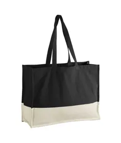 Borsa shopper EarthAware® in cotone biologico a contrasto Westford Mill