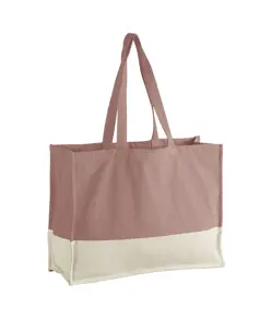 Borsa shopper EarthAware® in cotone biologico a contrasto Westford Mill