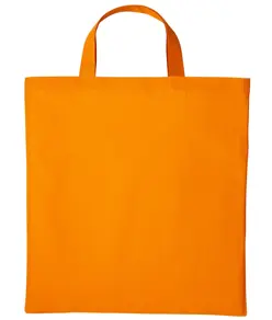 Borsa shopper in cotone con manici corti Nutshell