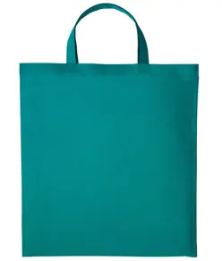 Borsa shopper in cotone con manici corti Nutshell