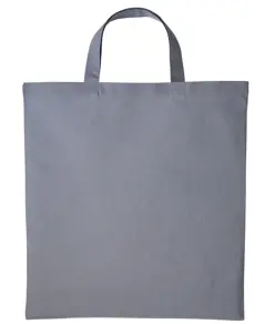 Borsa shopper in cotone con manici corti Nutshell