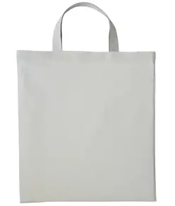 Borsa shopper in cotone con manici corti Nutshell