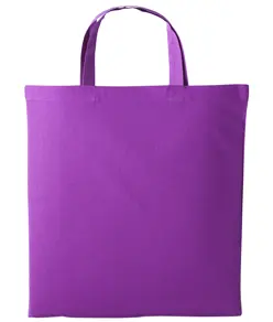 Borsa shopper in cotone con manici corti Nutshell