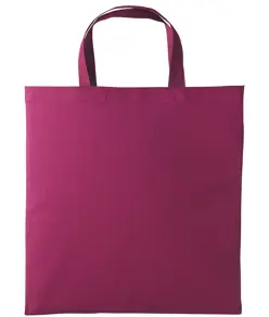 Borsa shopper in cotone con manici corti Nutshell