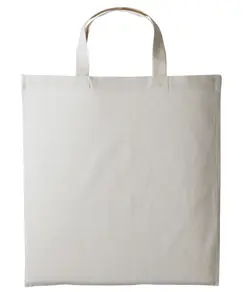 Borsa shopper in cotone con manici corti Nutshell