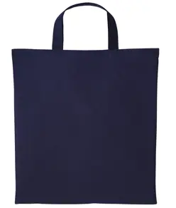 Borsa shopper in cotone con manici corti Nutshell