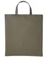 Borsa shopper in cotone con manici corti Nutshell