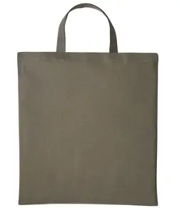 Borsa shopper in cotone con manici corti Nutshell
